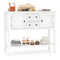 Buffet Sideboard Cabinet with 2 Doors and 2 Drawers