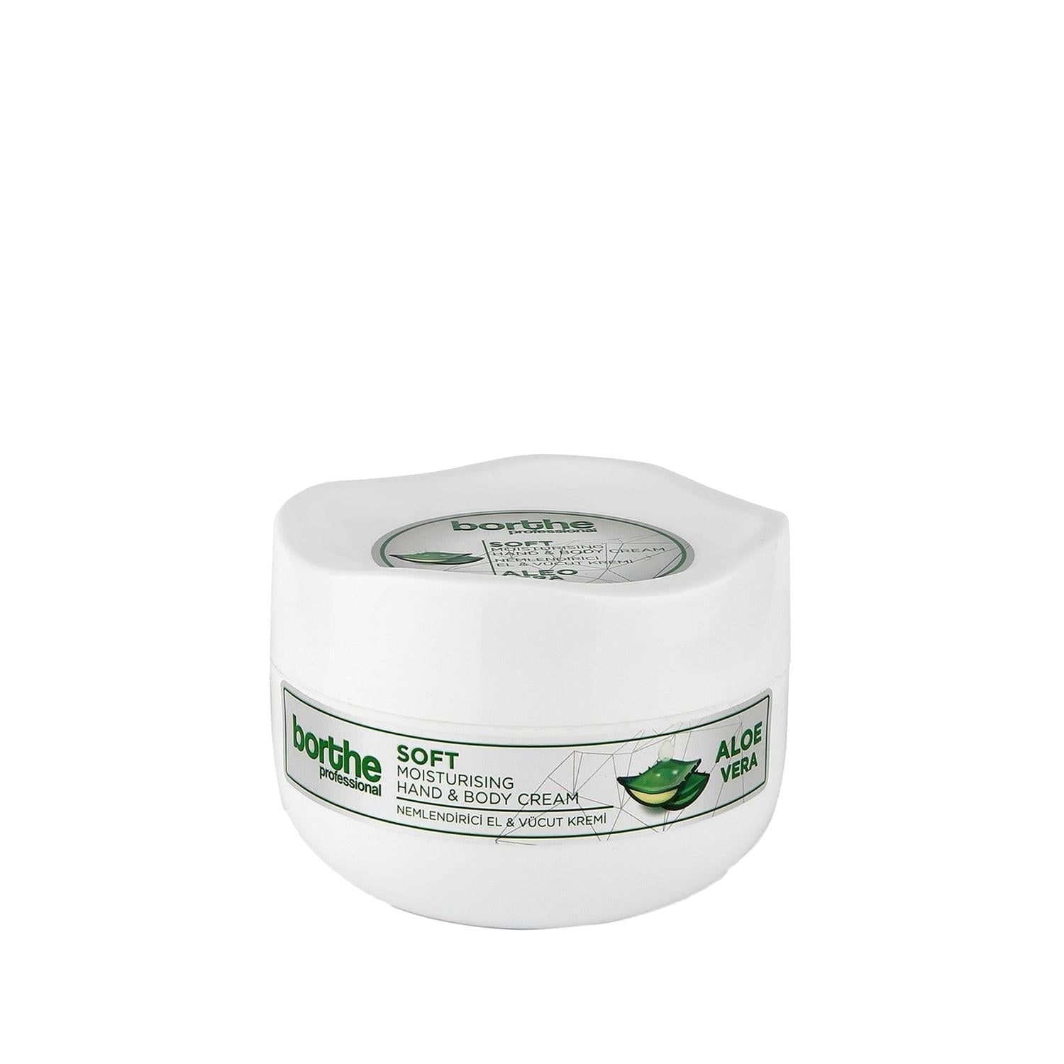 Borthe Professional Aloe Vera Body Cream 300ml - Natural Moisturizer for Dry Skin