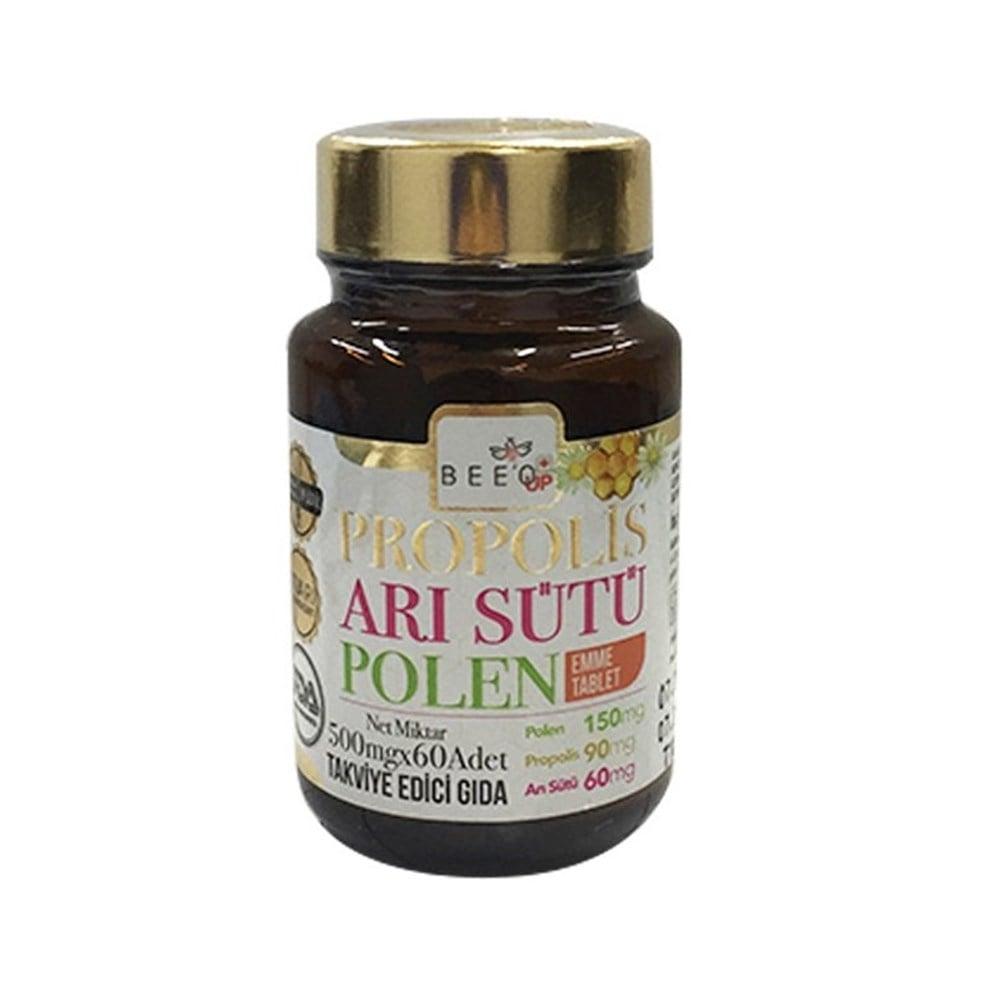 BEE'O Up Propolis Royal Jelly & Pollen Dietary Supplement for Children - 60 Tablets
