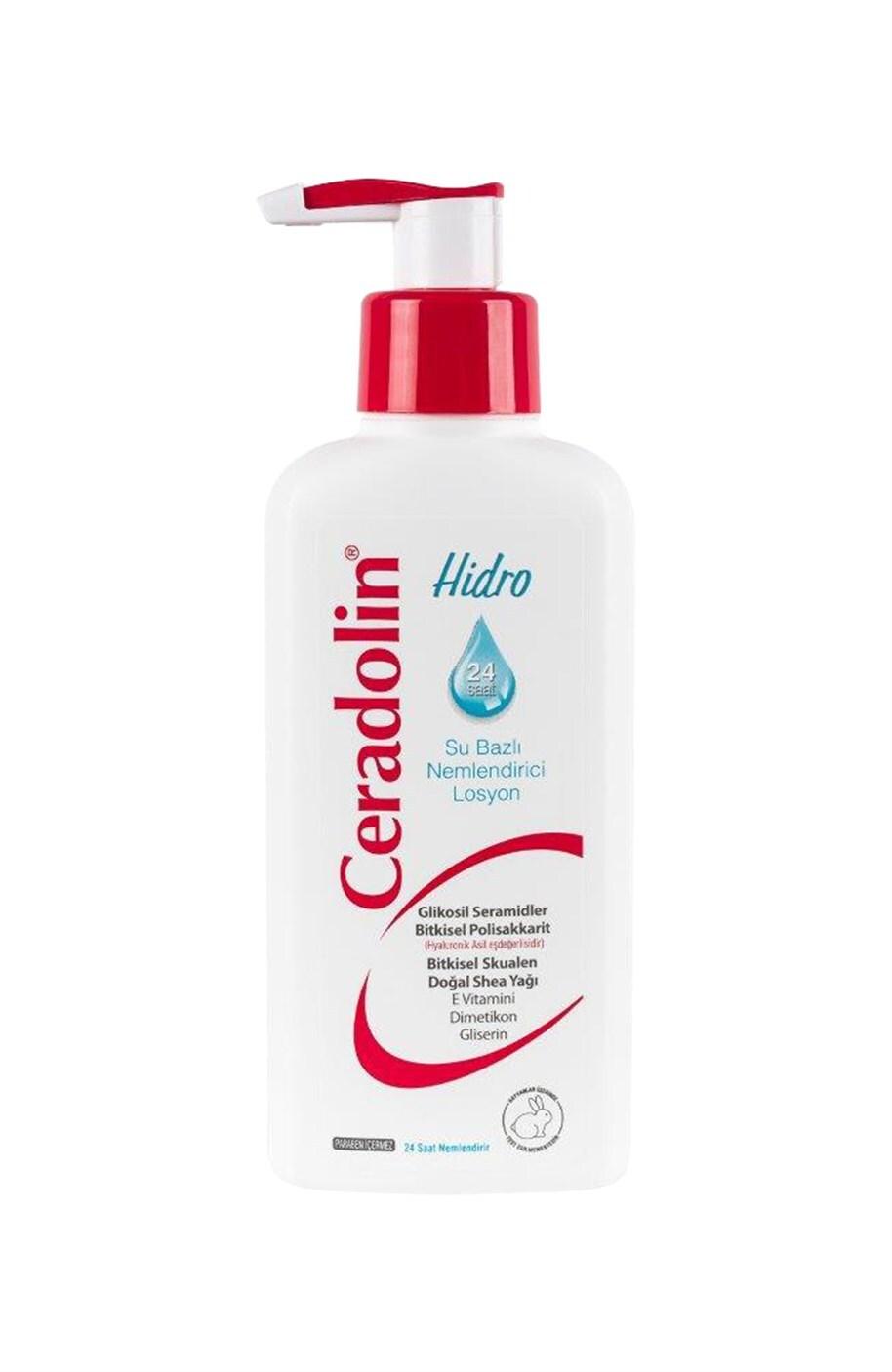Ceradolin Moisturizing Lotion - Water-Based Body Care Moisturizer for Dry Skin, Non-Greasy, 6.76 fl oz