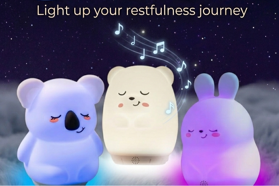 Sleeping Pal Night Light Sound Machine - 'Ted' a carefree little Bear