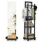 Coat Rack with Full Length Mirror Freestanding Coat Tree with 3 Hooks