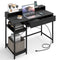 48 Inch Computer Desk with Monitor Stand Drawer and Shelves