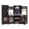 Corner Wooden Play Kitchen with Lights and Sounds Large Pretend Play Kitchen Set