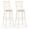 Swivel 30-Inch Bar Height Stool Set of 2 with Footrest