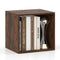 Cube Storage Organizer Stackable Open Book Shelf Wooden Display Shelving Unit