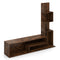 Cube TV Stand for TVs up to 50 Inch Media Console Table with Storage Shelves