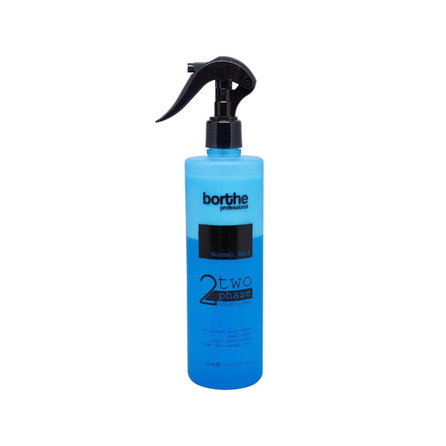 Borthe Professional Two Phase Conditioner - 13.53 fl oz Normal Hair Care Spray for Manageable & Healthy Hair