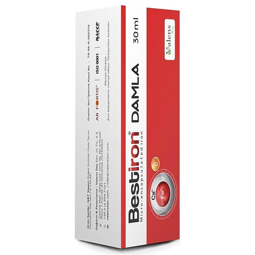 Bestiron Iron and Vitamin C Supplement Drops for Kids - 30ml Dietary Support