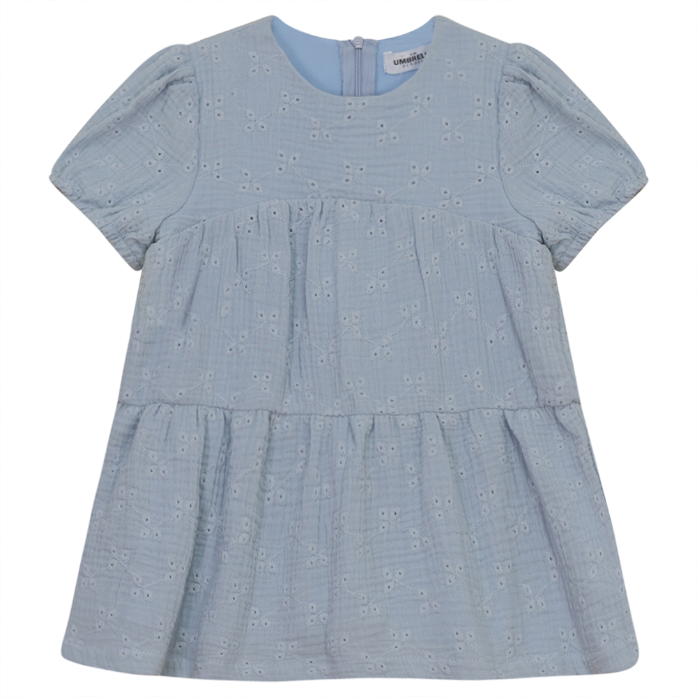 Dress With Elastic At Cuffs