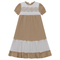 Dress with Contrast Rib
