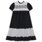 Dress with Contrast Rib