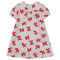 Flower Print Dress With Front Bow