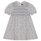 Floral Print Smocking Dress