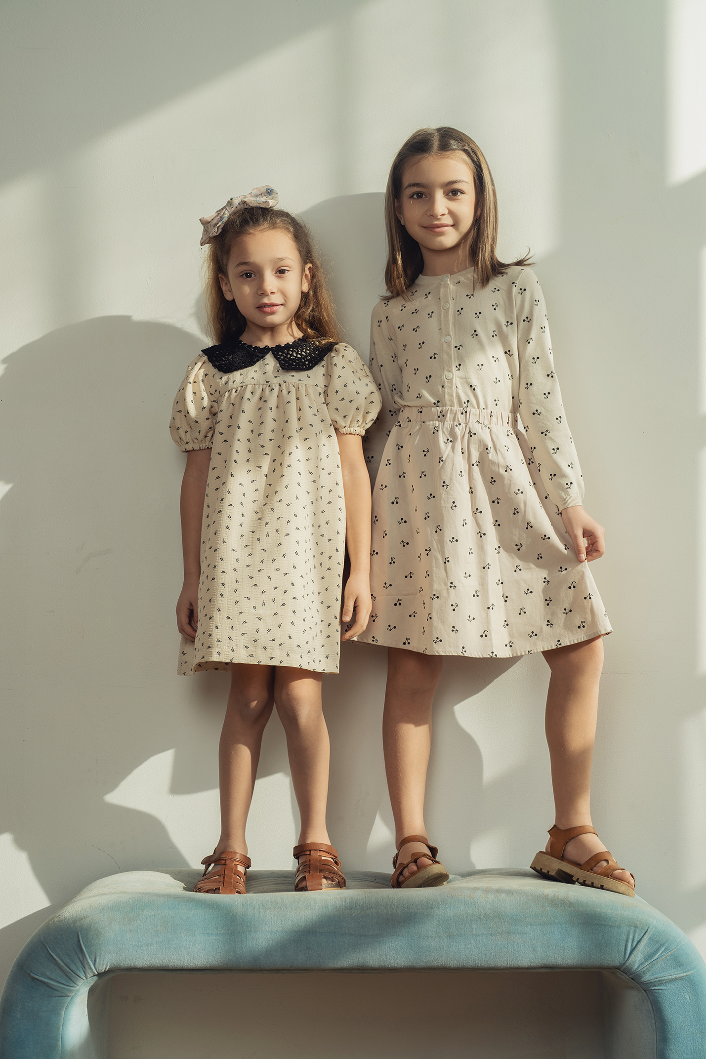 Dress With Lace Collar