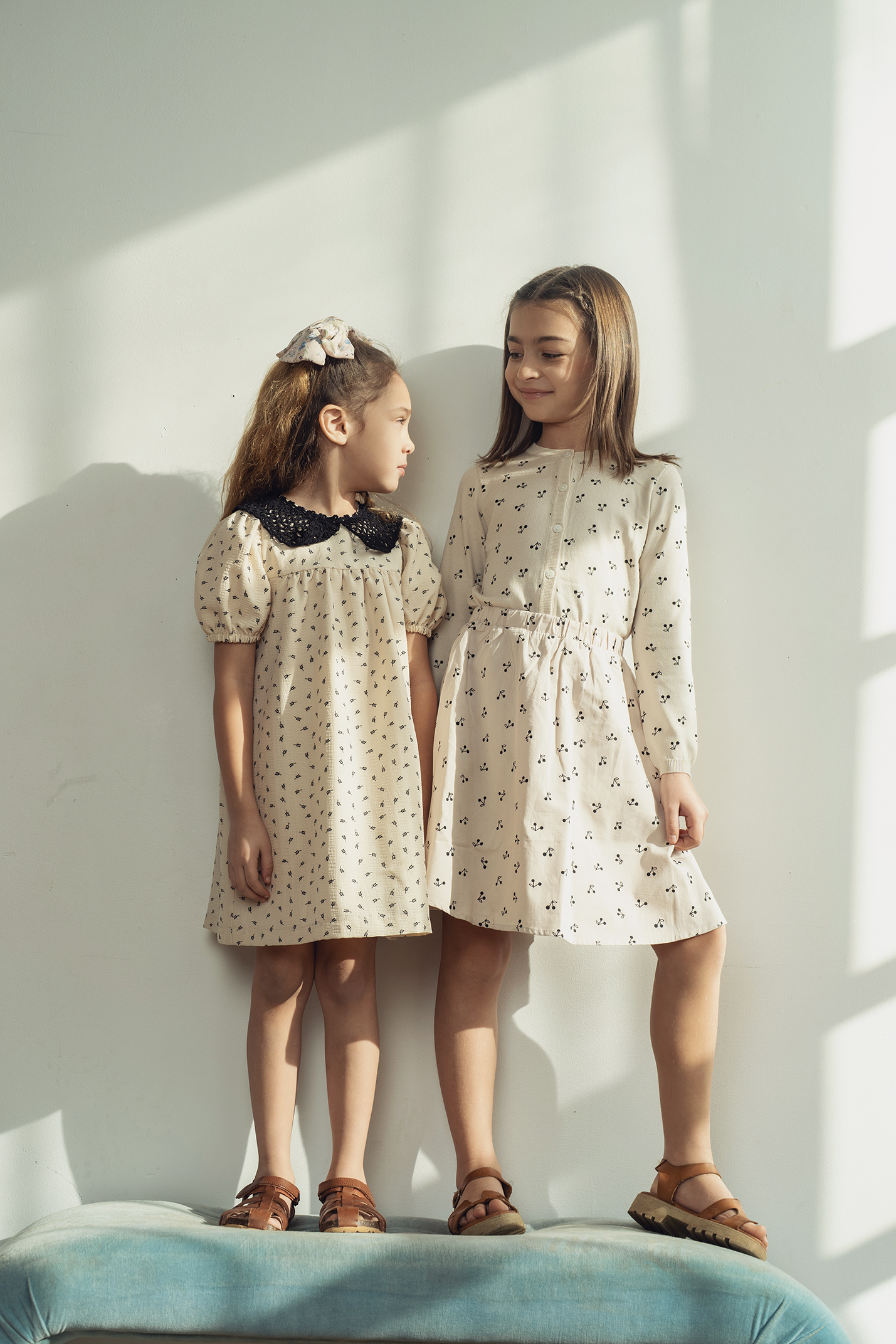 Dress With Lace Collar
