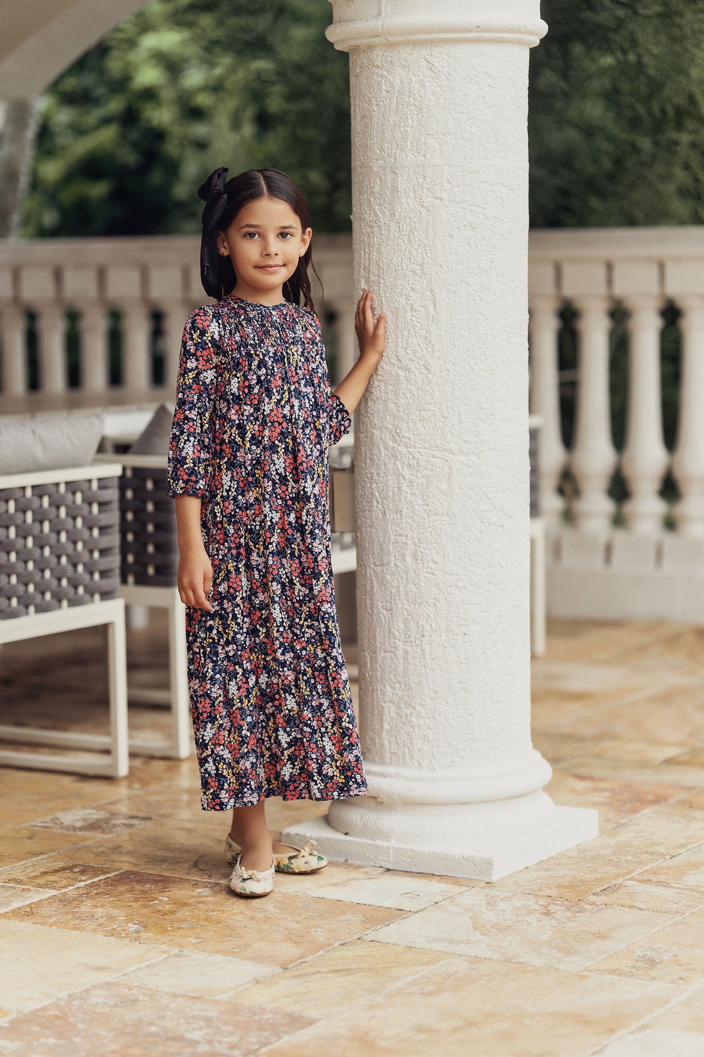 Floral Tiered Dress