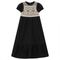 Dress with Lace Collar