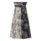 2 Tone Midi Pleated Skirt