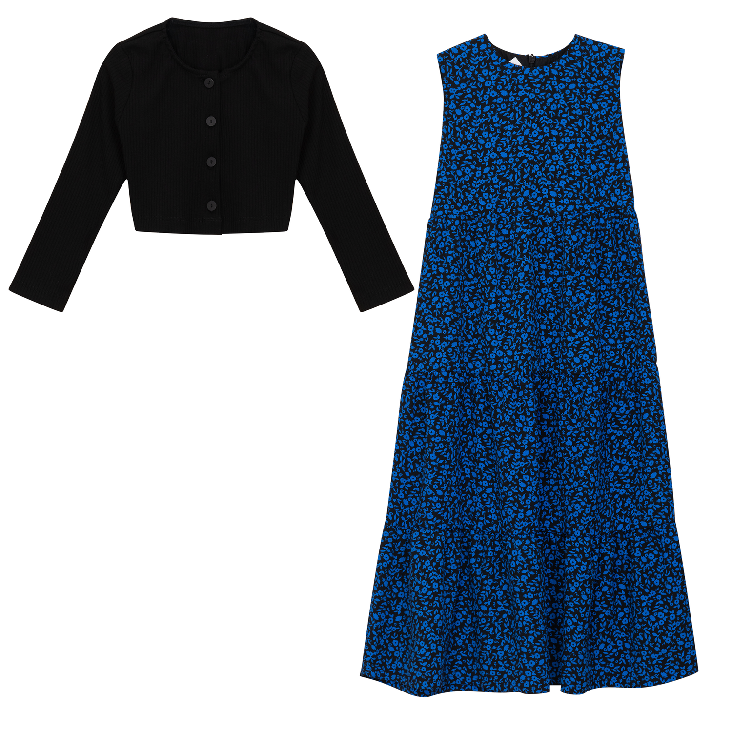 Contrast Jumper Set