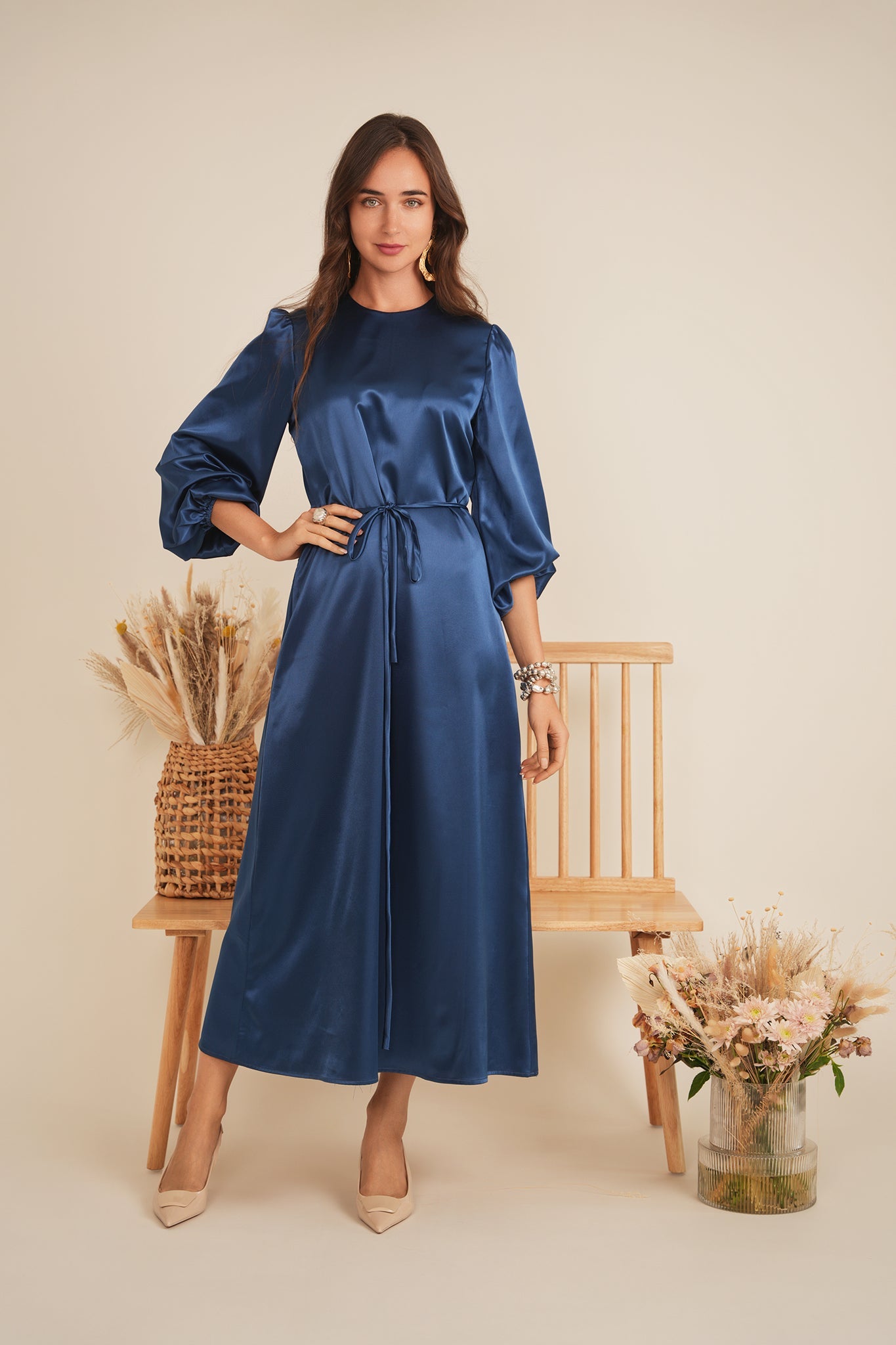 A-Line Tie Dress