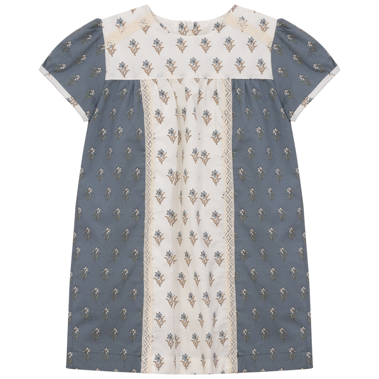 Floral Printed Lace Dress