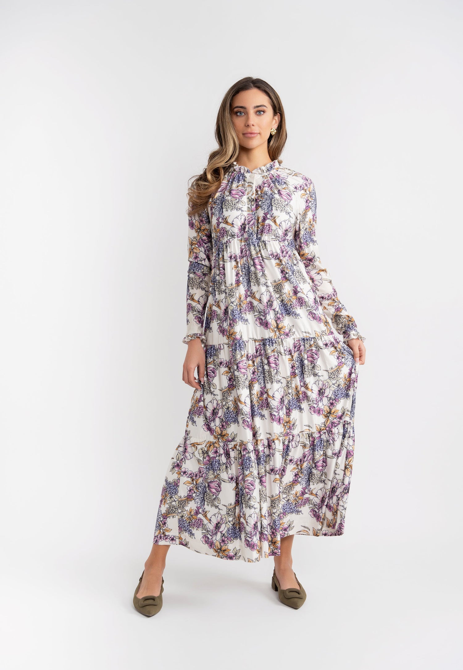 Printed Floral Dress