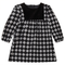 Checkered Dress With Black Contrast