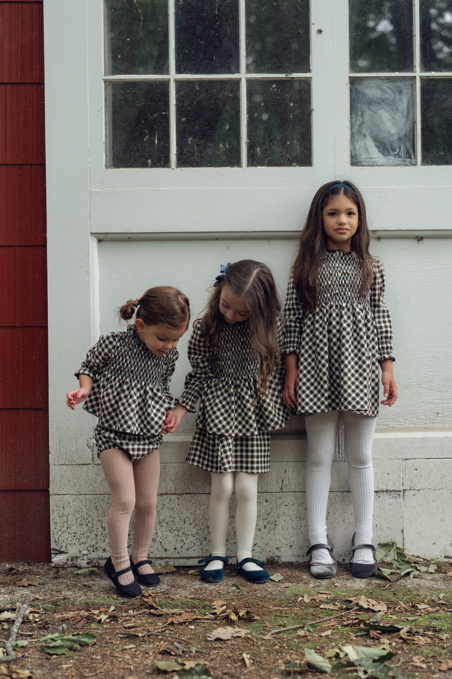 Plaid Smocked 2PC set