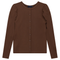 Ponte Top With Puff Shoulders