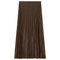 Rear Drop Pleated Midi-Skirt