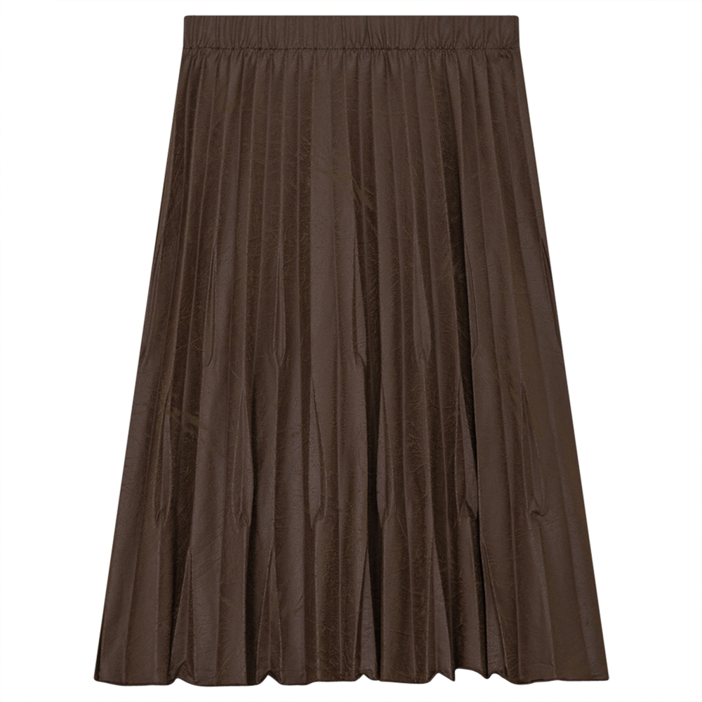 Rear Drop Pleated Skirt