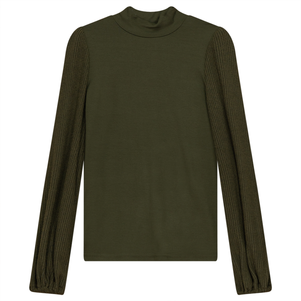 Chunkly Knit Sleeves Top