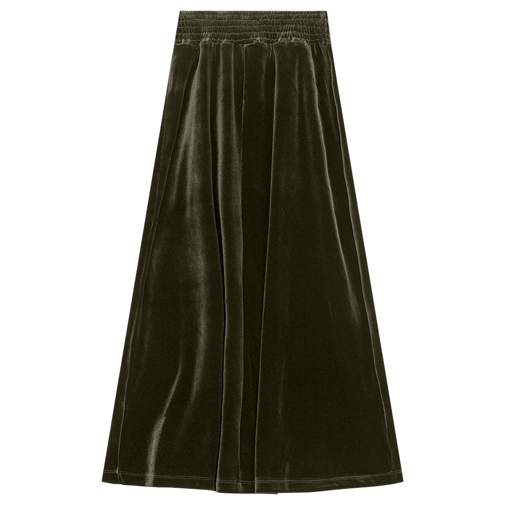 Maxi Skirt with Smocking Waist
