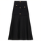 Pleated MIDI Skirt with Pockets