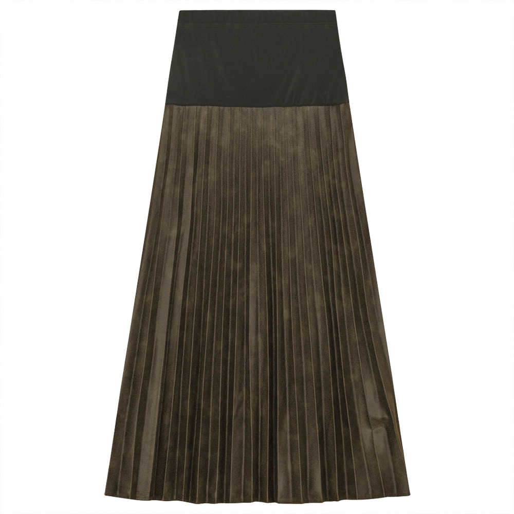 Knit Pleated Skirt