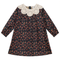 Dress with White Insert Collar