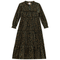Printed Tiered Ruffled Dress