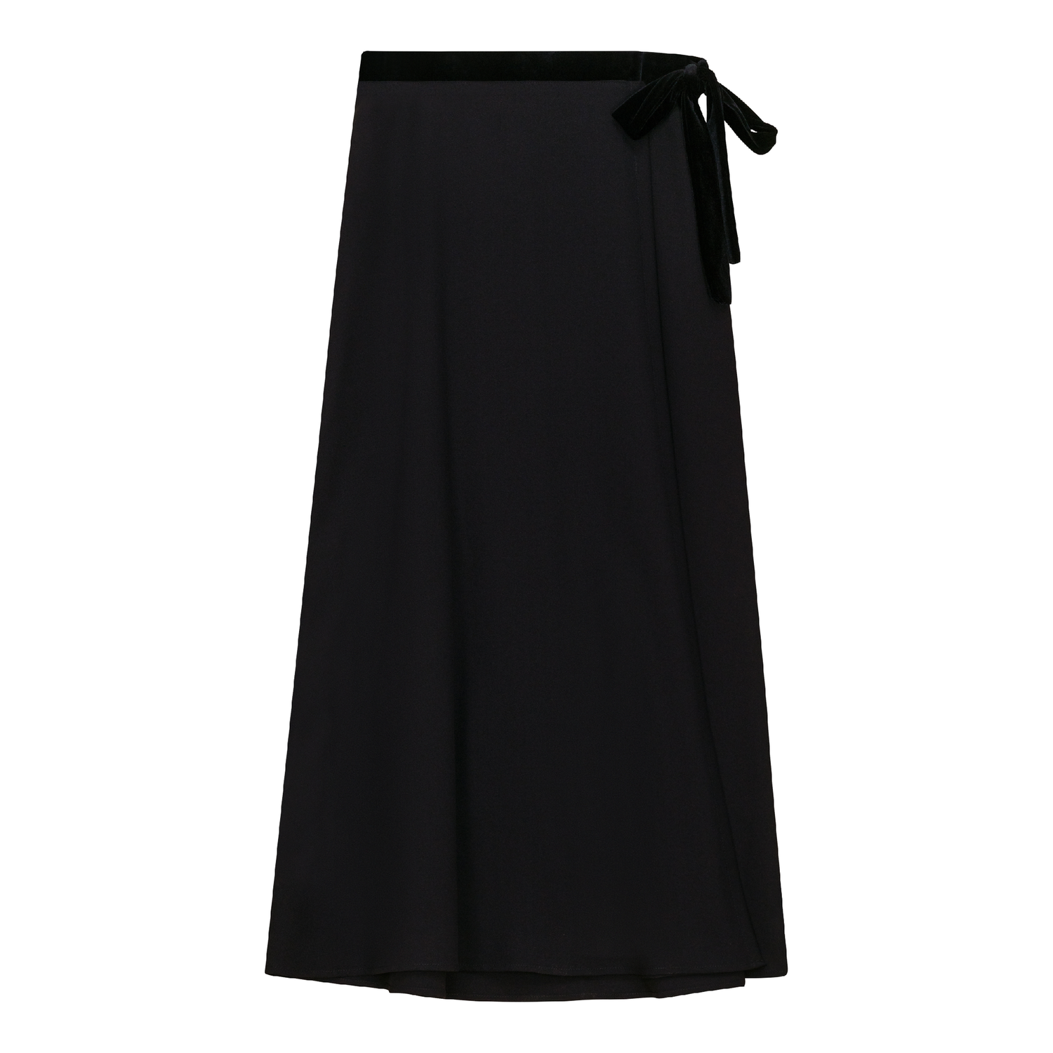 Wrap Skirt with Velour Belt