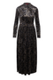Printed Pleated Wrap Dress
