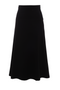 Side Button Midi Skirt