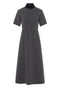 Midi Mock Kneck Dress