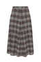 Monochrome Plaid Skirt