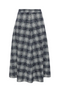 Monochrome Plaid Skirt