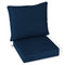 Deep Seat Chair Cushion Pads Set with Rope Belts for Indoor and Outdoor