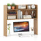Desktop Bookshelf Countertop Storage Hutch with 6 Shelves