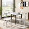 Windsor Style Armless Chairs with Solid Rubber Wood Frame