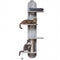 Door Hanging Cat Climber 4-level Height Adjustable with Plush Bed
