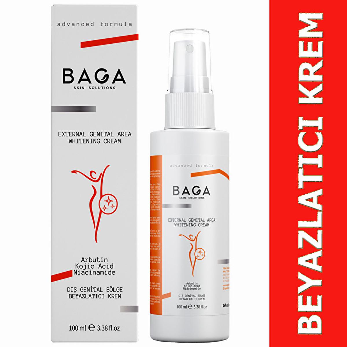 Baga Genital Whitening Lotion - Even Skin Tone & Moisturizing, 3.38 fl oz
