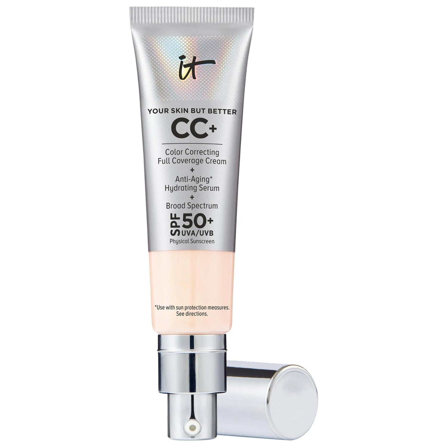 CC+ Cream: Full Coverage Color Correcting Foundation with SPF 50+ - Hydrating, Anti-Aging, & Flawless Complexion